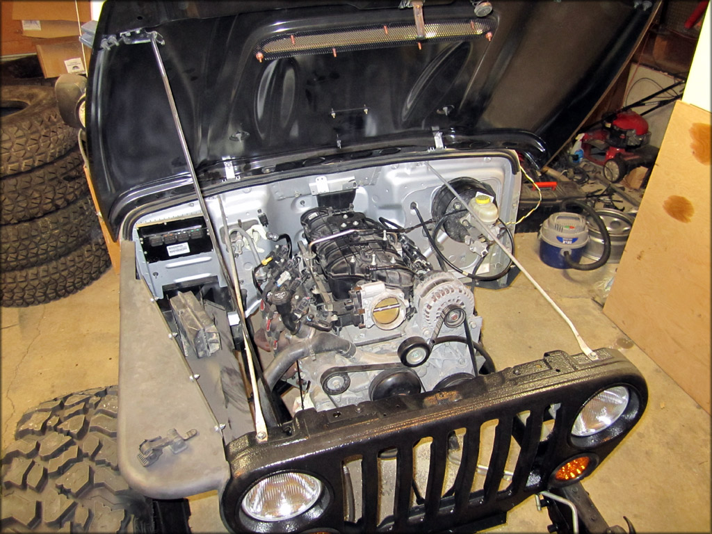 Jeep tj engine conversion #5