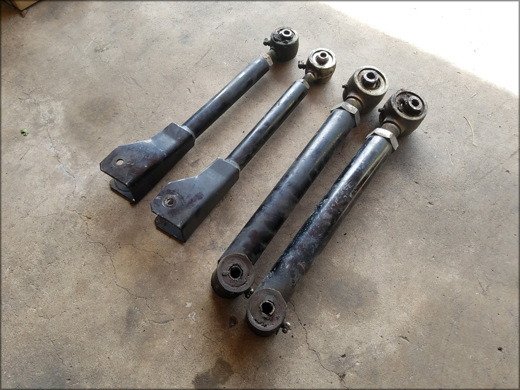 FS TJ front and rear adjustable control arms Pirate 4x4